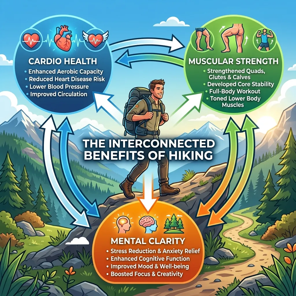 Hiking Benefits Interconnected