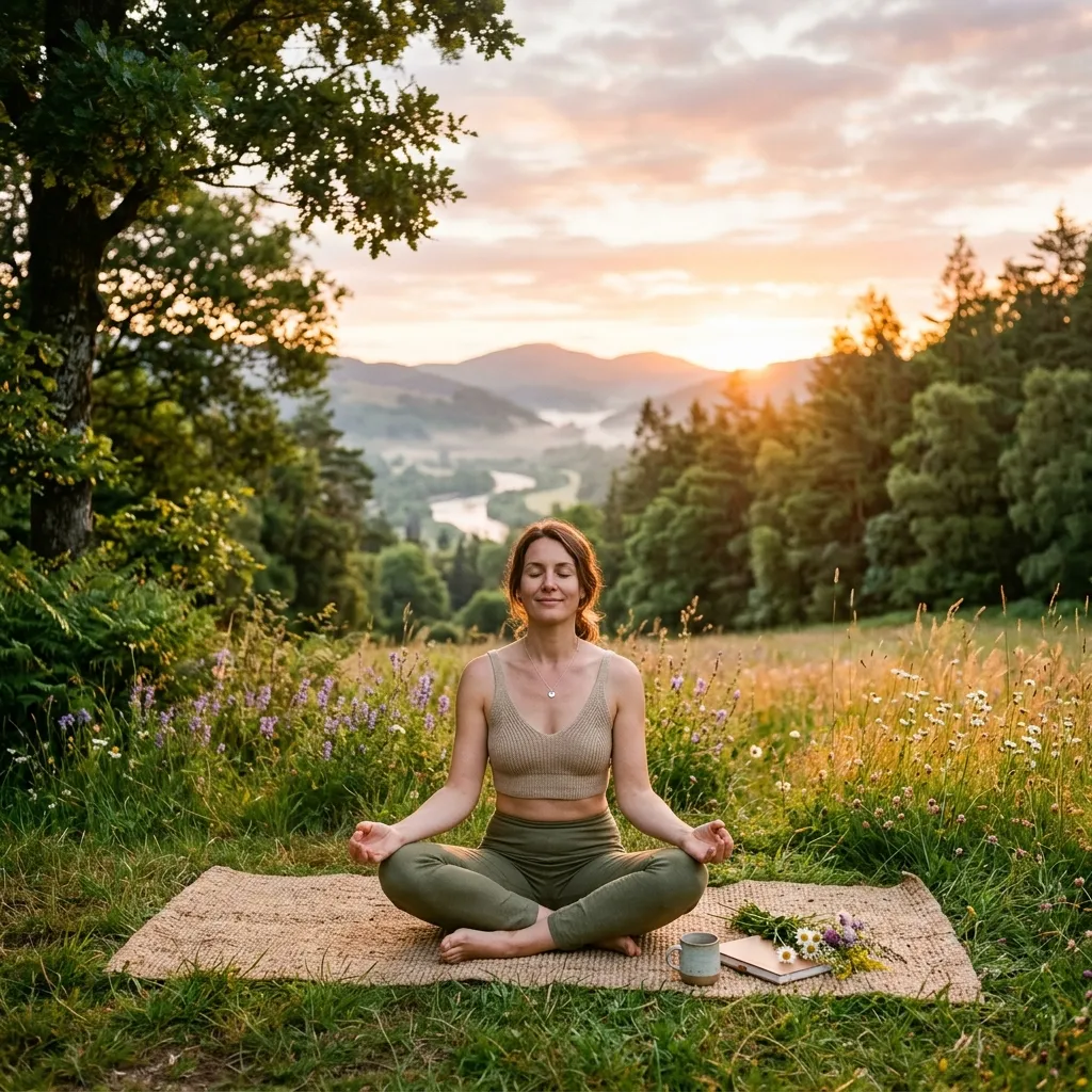 Mindful movement and stretching in nature