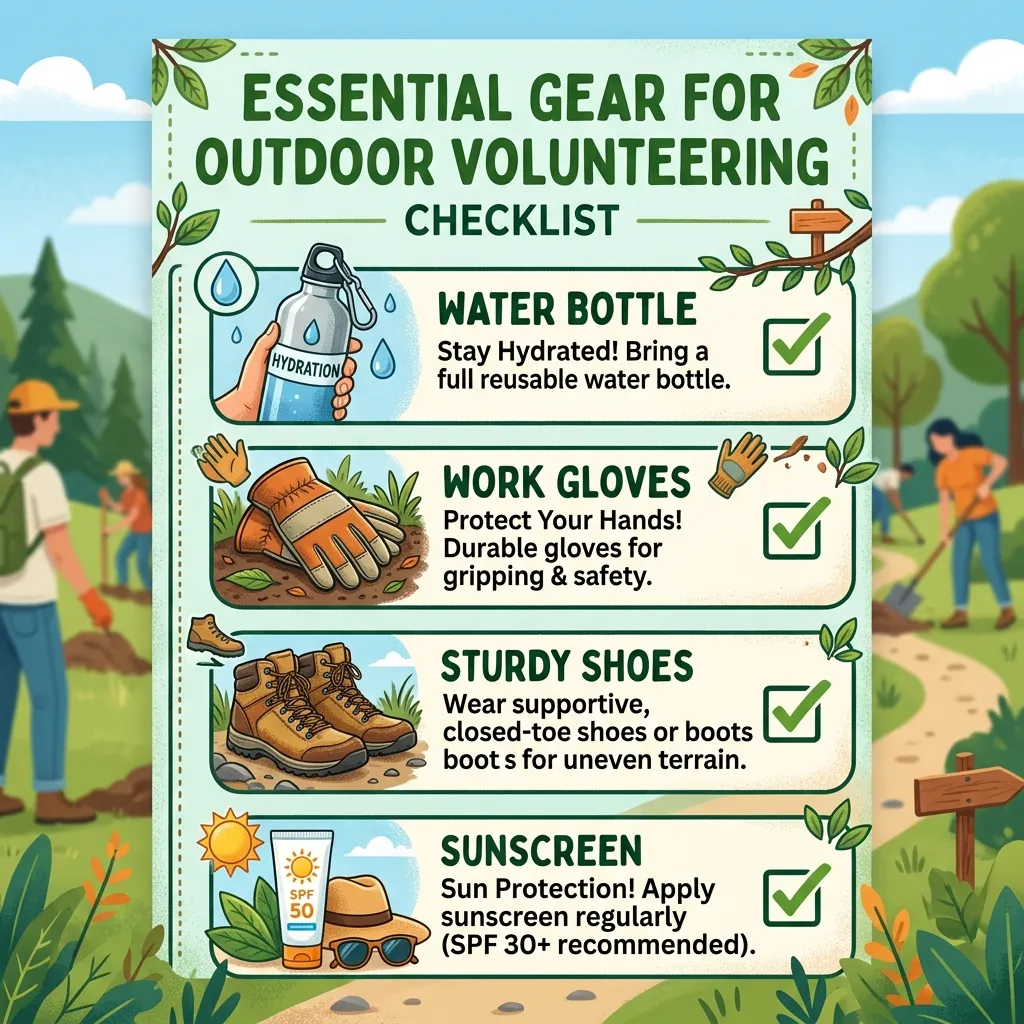 Essential Gear for Outdoor Volunteering Checklist