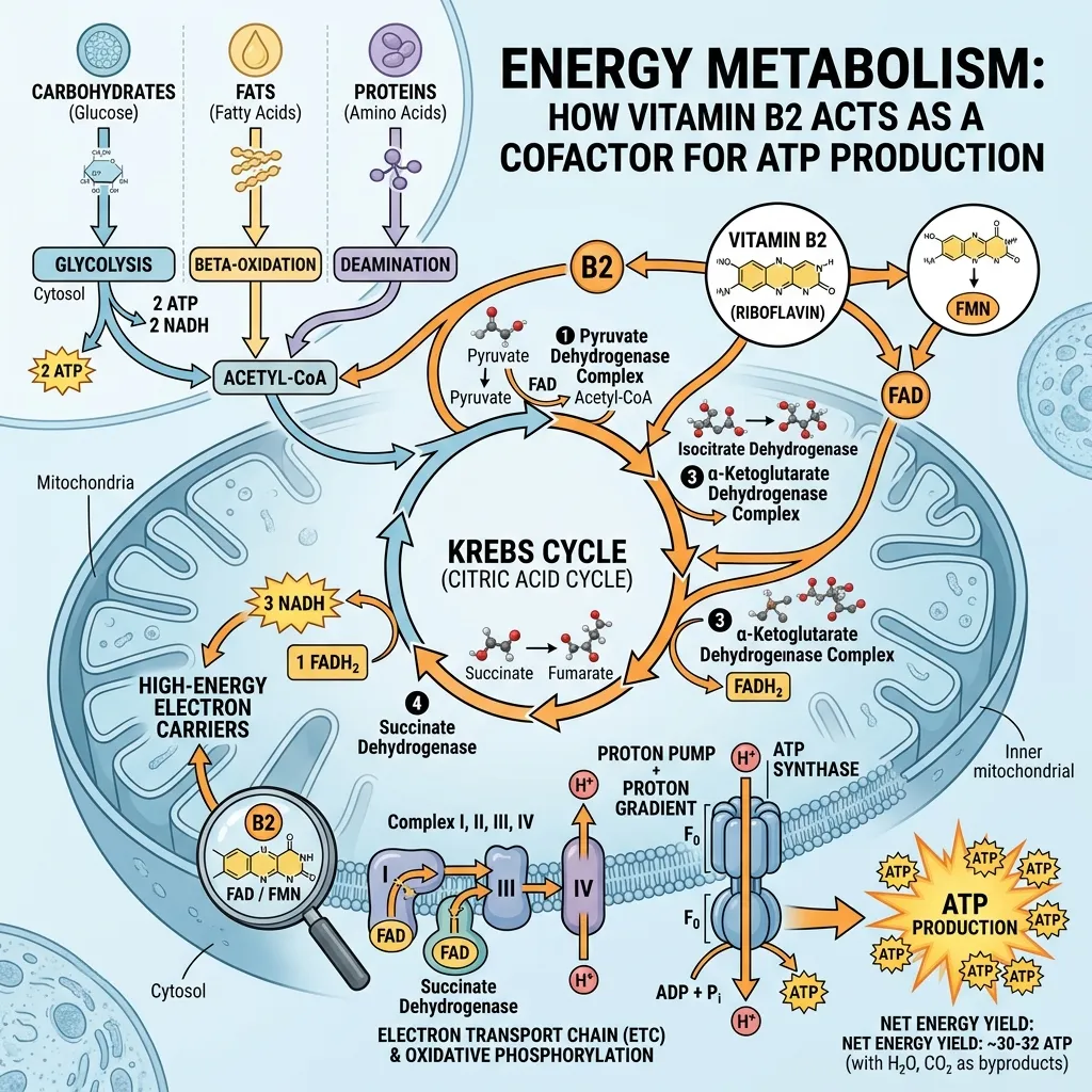 Riboflavin Vitamin B2 Energy Metabolism