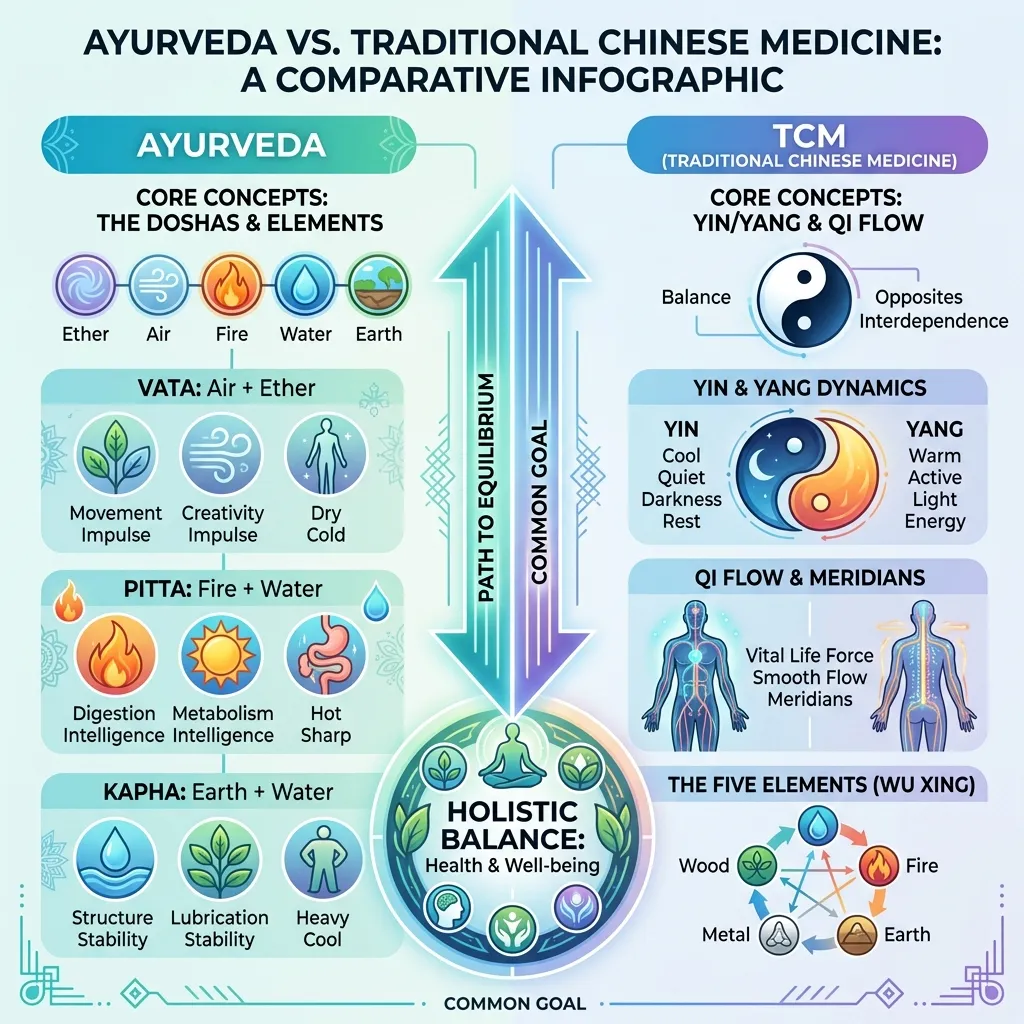 Ayurveda Tcm Integrative Wellness Guide